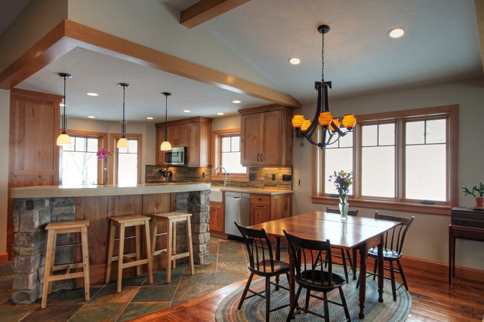 After_Interior Design_Kitchen Update_Remodeling Contractors Utah_Window Seat_Kitchen window seats_functional storage in the kitchen_bar | Renovation Design Group