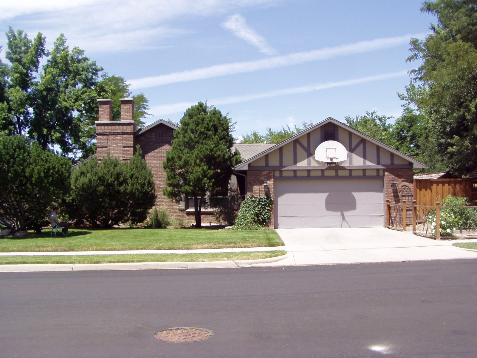 Before_Exterior Remodel_Garage Addition_Remodeled 1970's Home | Renovation Design Group