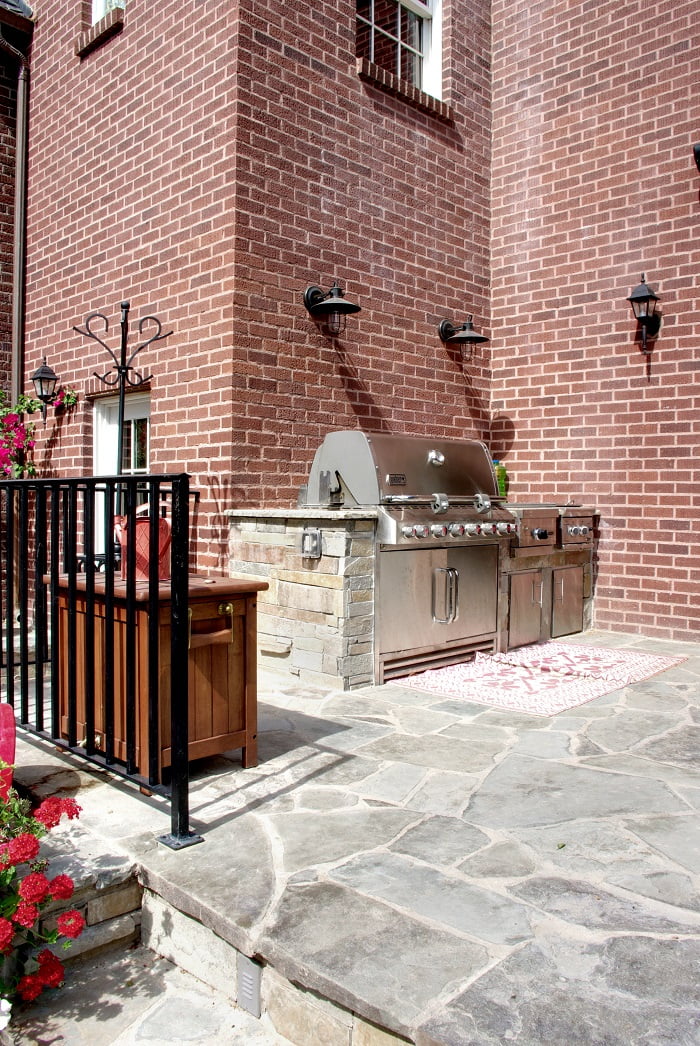 After Exterior Remodel Custom Grill Federalist Style | Renovation Design Group