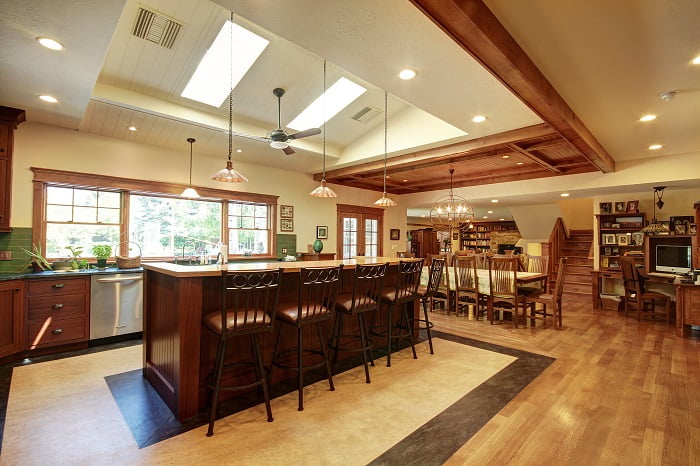 After_Kitchen Remodel_Open Floor Plan Construction_Renovation Design GroupAfter_Interior Remodel_Living Room_Family Room Design resized | Renovation Design Group