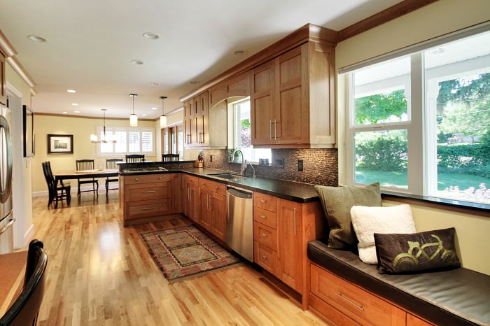 After_Interior_Kitchen_Open Kitchen_WIndow Seats | Renovation Design Group