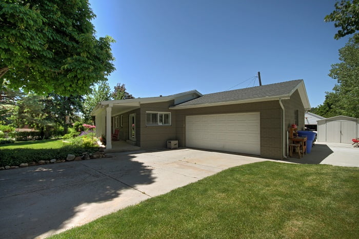 After_Exterior_Garage_Rambler Exteriors | Renovation Design Group