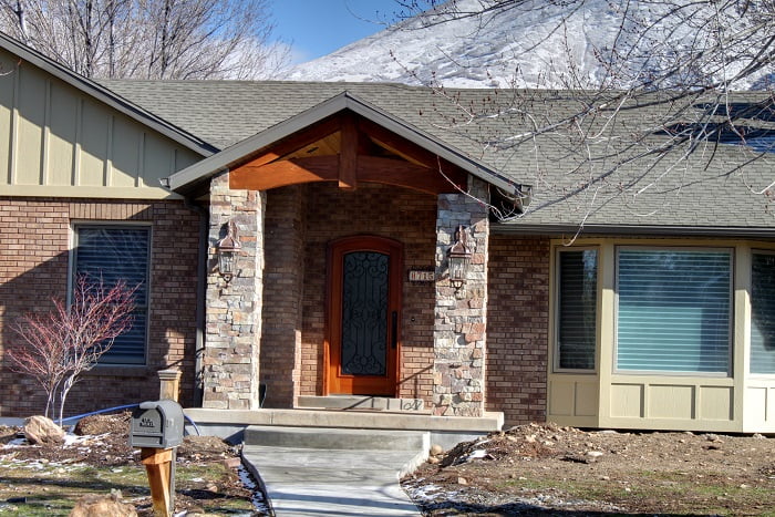 After_Exterior Remodel_Porch Designs_Updating 70's Home Exterior | Renovation Design Group