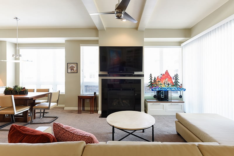 After Remodel Family Room Living Room Condominium Remodeling ideas Renovation Design Group