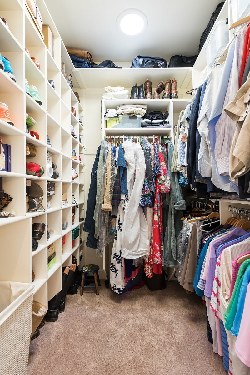 After Interior walk in master closet Remodel Basement Remodel Blaine Avenue Addition | Renovation Design Group