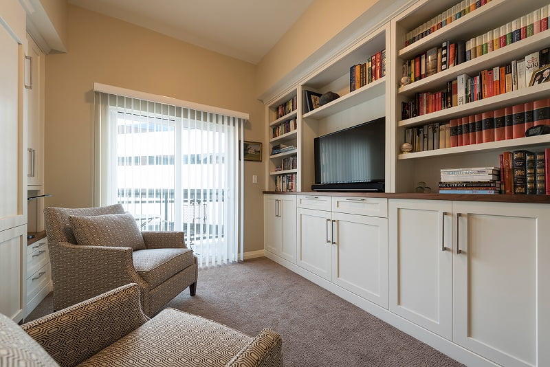 After Remodel Interior Family Room Small Remodel Condo Renovation Design Group
