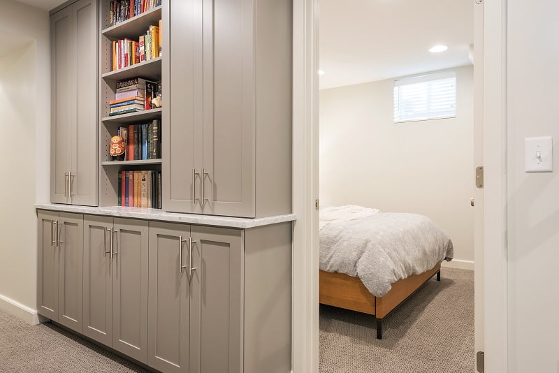 After_Interior_Basement Remodel_New basement construction_lower level excavating | Renovation Design Group