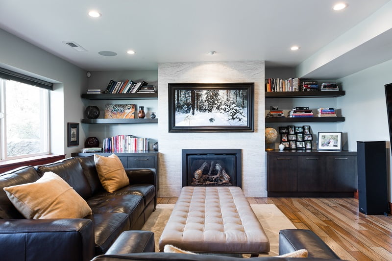 After_Interior_Family Room_Lower Level Split | Renovation Design Group