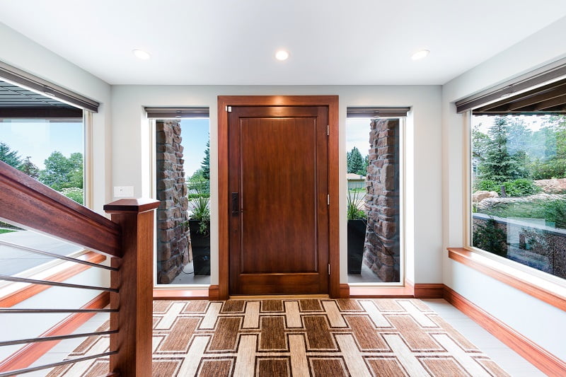 After_Interior_Front Door_Front Entry_Modern Split Level | Renoation Design Group