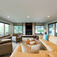 After_Interior_Lower Level Split Level_Family Room Modern | Renovation Design Group