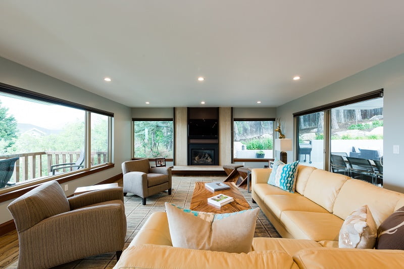 After_Interior_Lower Level Split Level_Family Room Modern | Renovation Design Group