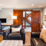 After_Interior_Lower Level Split Level_Family Room Modern | Renovation Design Group