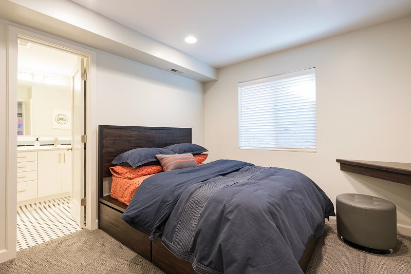 After_Interior_Basement Excavation_Basement addition_Bedroom Remodel | Renovation Design Group