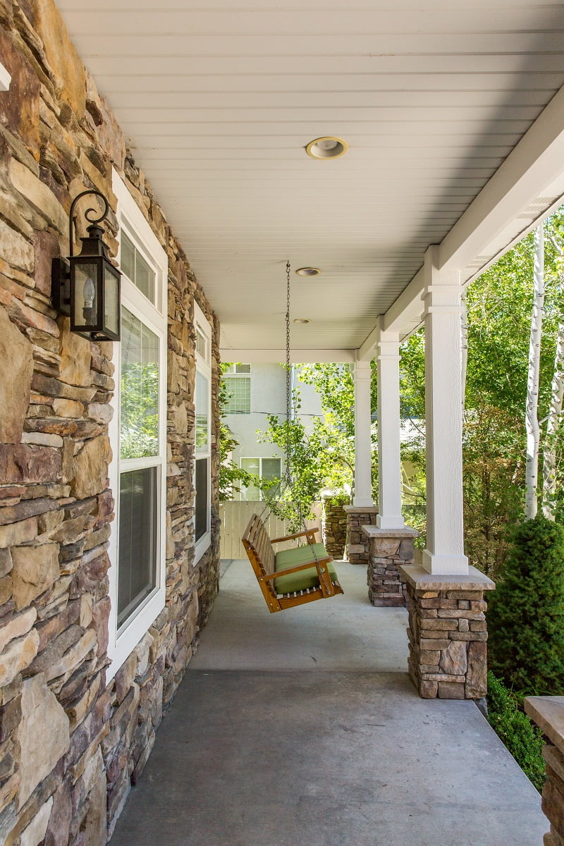 After_Exterior_Home Exterior Renovations_Large Porch_Traditional Porch remodels_Porch Swings | Renovation Design Group