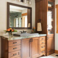 Thumbnail of http://After_Interior_MasterSuite_Master%20Bath_Modern%20Design_Modern_Wood%20in%20the%20bathroom_raised%20sinks_modern%20bathroom%20sinks