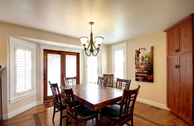 After_Interior_Dining Room_Dining Room Remodels_ Great Room Remodels_French Doors_Built in cabinetry | Renovation Design Group