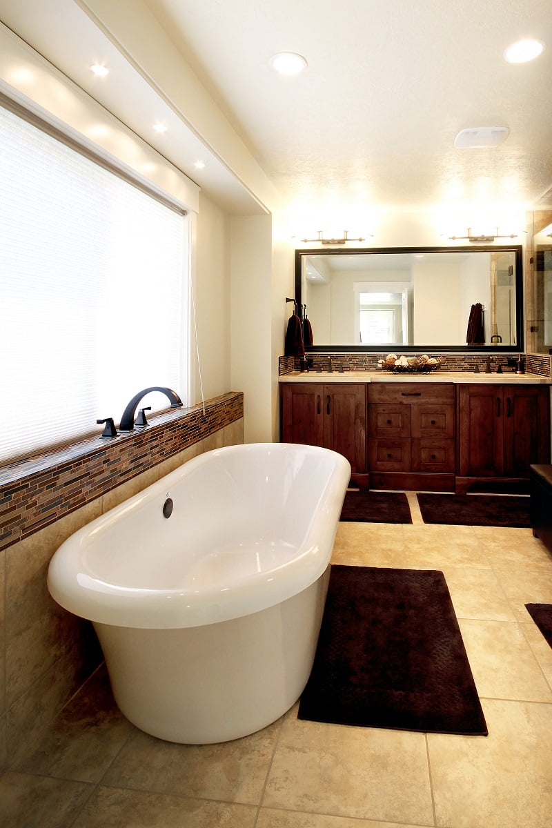 After_Interior_Master Bathroom_stand alone tub_unique bathroom ideas_1980's home | Renovation Design Group