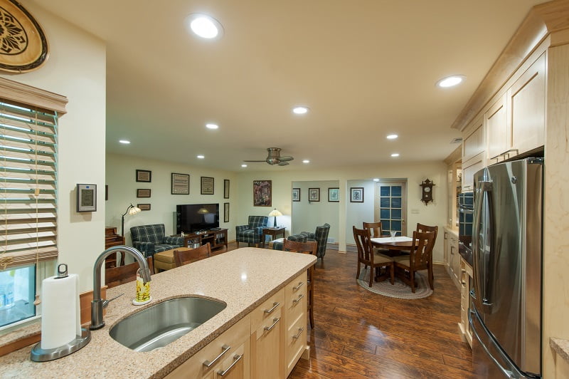 After Interior Dining area Kitchen Condo Remodel | Renovation Design Group