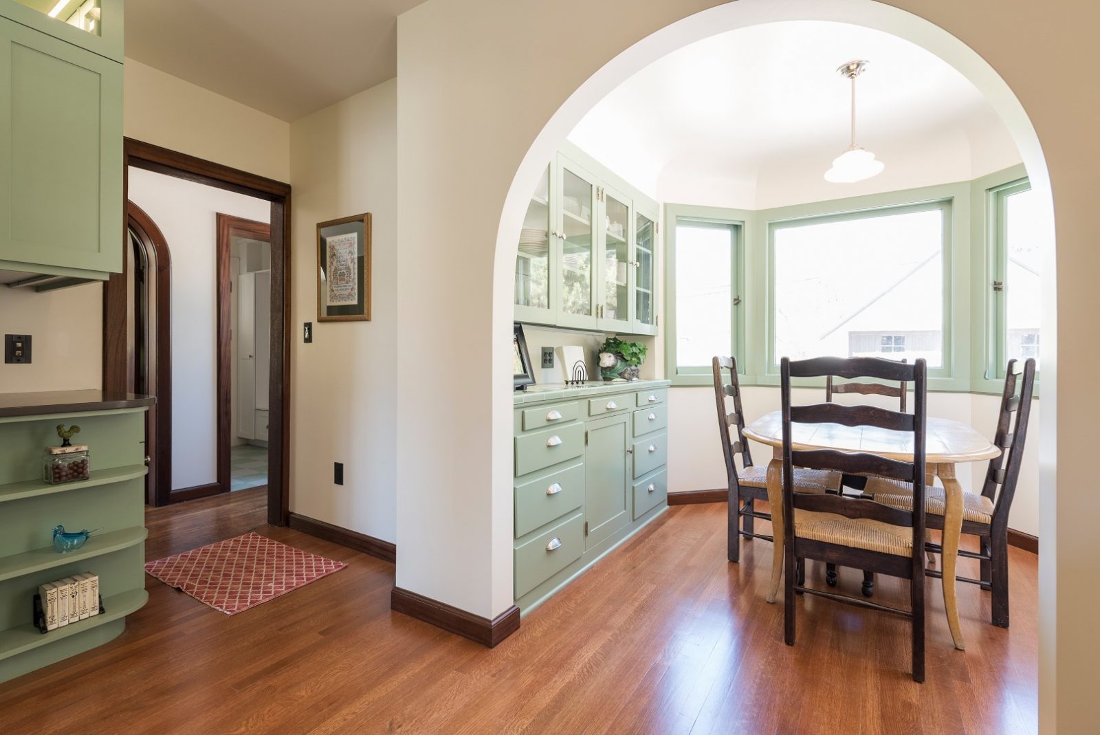 Kitchen Remodels, Tudor Restorations, Breakfast nook, Natural Light, Large Windows, Tudors | Renovation Design Group