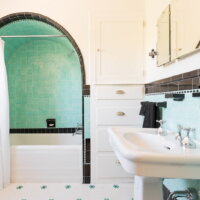 Thumbnail of http://Full%20Bathroom,%20Arched%20Shower,%20Arches,%20Design%20and%20Arched%20doorways,%20Tile%20Work,%20Blue%20antique%20Tiling%20|%20Renovation%20Design%20Group
