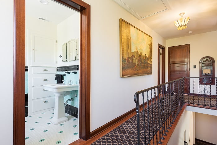 Hallway, Second Floor, Tudor, Decorative Railings | Renovation Design Group