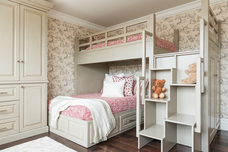 After, Bedroom, Childrens bedroom, playroom ideas, custom bunk beds, condos | Renovation Design Group