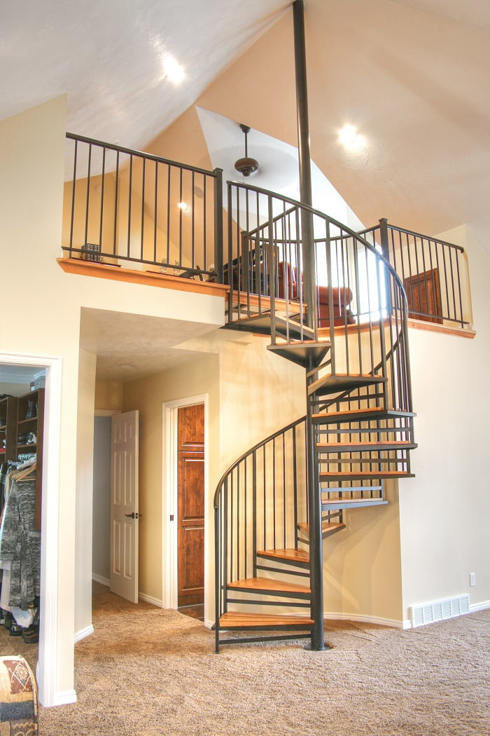 After Interior Remodel Spiral Staircase hidden Valley Remodel | Renovation Design Group