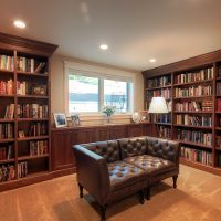 After Whole House Renovation Library Remodel | Renovation Design Group
