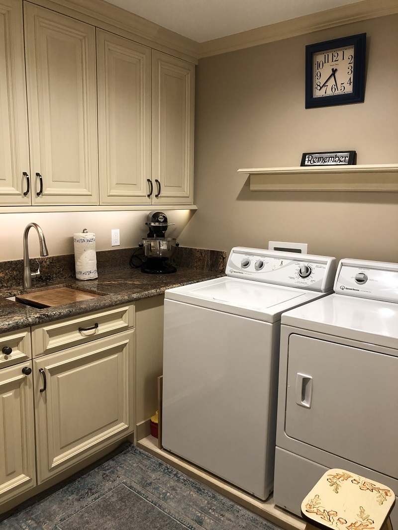 Mudrrom and laundry room ideas for a ranch style home