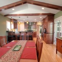 After Renovation Interior Kitchen Remodel Minimalist Modern Dining Room | Renovation Design Group