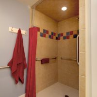 _After_Interior_Bathroom Remodels_Walk in showers_decorative Tiling_1980's Home Update_handicapped Accessible | Renovation Design Group