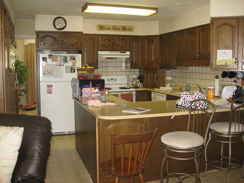 Before, Interior, Kitchen, Rancher, Rambler, 1970's, Traditional | Renovation Design Group