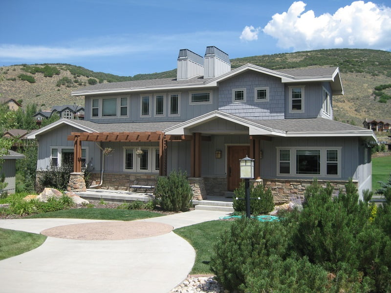 Before Home Ecxterior Remodel shake Shingles | Renovation Design Group