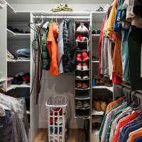 Large walk in closet Bungalow home