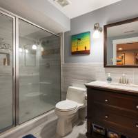Basement Bathroom win traditional style