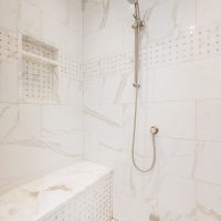 After Interior granite shower bathroom Remodel Basement Remodel Blaine Avenue Addition | Renovation Design Group