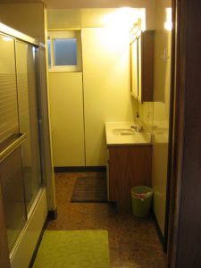 Before Bathroom basement remodel | Renovation Design Group