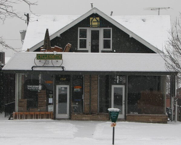 Exterior of office building