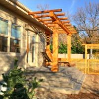 Outdoor spaces back of home exterior | Renovation Design Group