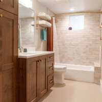 Thumbnail of http://Large%20renovated%20guest%20bathroom%20with%20neutral%20finishes.