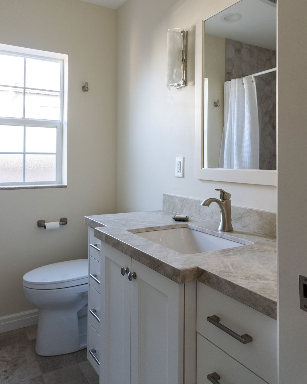Updated bathroom vanity