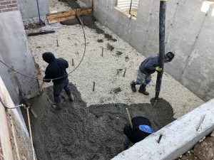 Jon & Marisa's Remodel Construction phase, concrete | Renovation Design Group