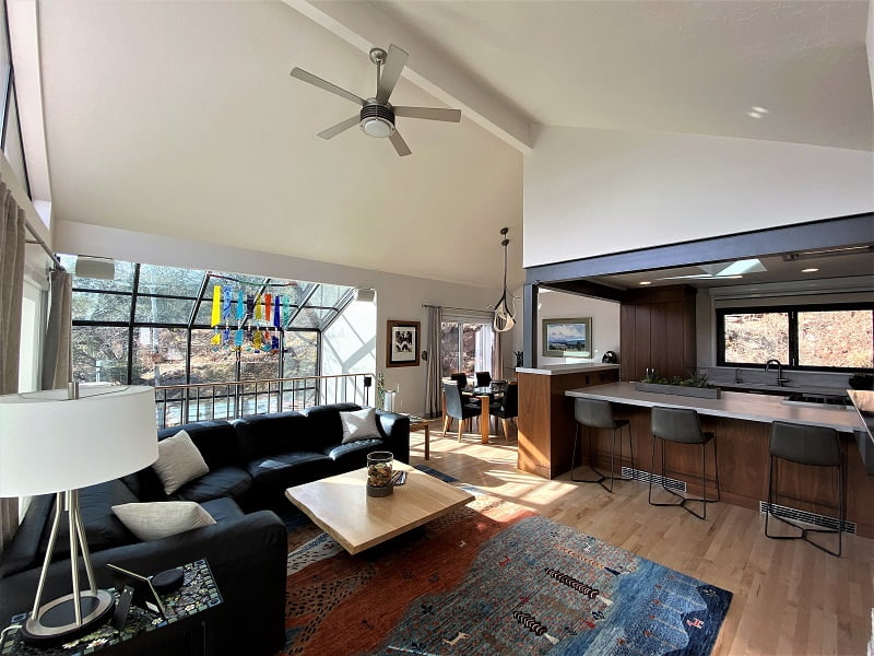 Great Room ideas with a mountain view