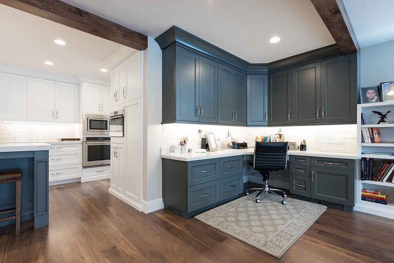 Office, Great Room, Office Nook, Rambler Great Room | Renovation Design Group