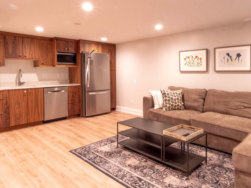 Country Club Remodel Basement