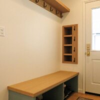 Thumbnail of http://Small%20mudroom%20with%20a%20door%20to%20the%20exterior%20and%20cabinets.