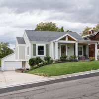Thumbnail of http://Front%20exterior%20of%20cottage%20style%20home.%20The%20yard%20is%20landscaped%20with%20grass%20and%20includes%20a%20path%20with%20access%20to%20the%20front%20porch.