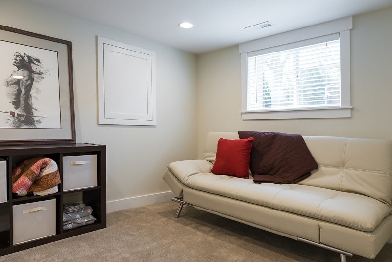 After Interior Bedroom Lower Level bedrooms, Bungalows | Renovation Design Group