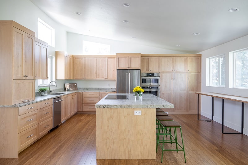 Kitchen ideas for a split level interior home renovation