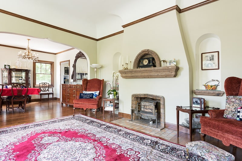 Formal Living Room, fireplaces, Historic Homes | Renovation Design Group
